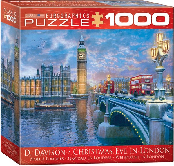 Eurographics (8000-0916) - Dominic Davison: "Christmas Eve in London" - 1000 piezas