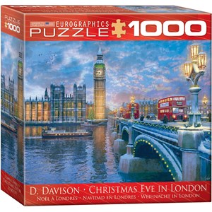Eurographics (8000-0916) - Dominic Davison: "Christmas Eve in London" - 1000 piezas