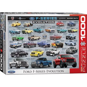Eurographics (6000-0950) - "Ford F-Series Evolution" - 1000 piezas