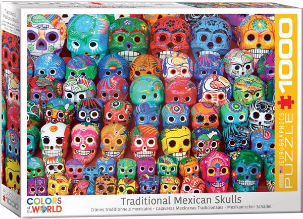 Eurographics (6000-5316) - "Traditional Mexican Skulls" - 1000 piezas