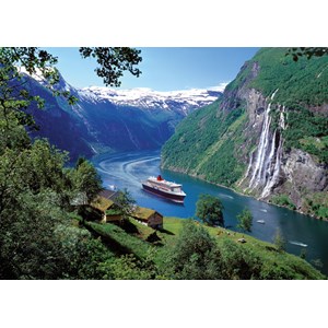 Ravensburger (15804) - "Norwegian Fjord" - 1000 piezas