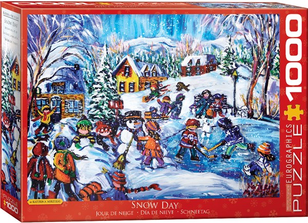 Eurographics (6000-5333) - Katerina Mertikas: "Snow Day" - 1000 piezas