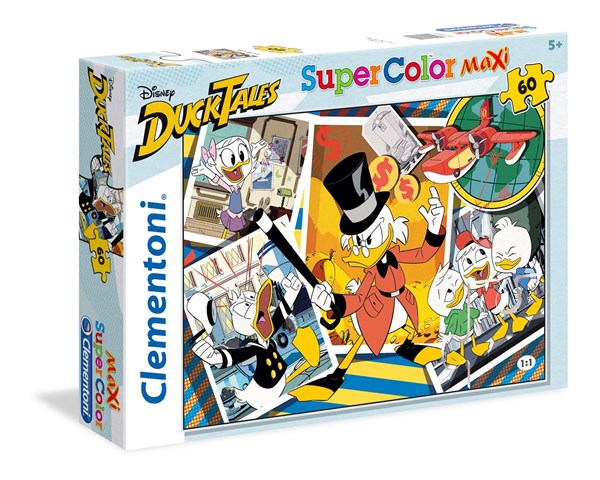 Clementoni (26432) - "Duck Tales" - 60 piezas