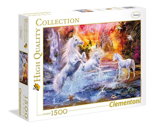 Clementoni (31805) - "Unicorns" - 1500 piezas