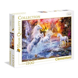 Clementoni (31805) - "Unicorns" - 1500 piezas