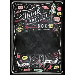 Clementoni (39468) - "Think Outside the Box, Black Board" - 1000 piezas