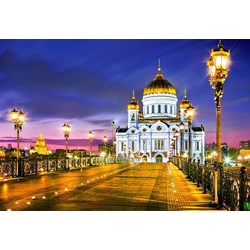 Castorland (C-103355) - "Cathedral of Christ the Saviour, Moscow" - 1000 piezas