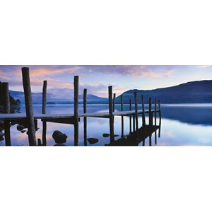 Ravensburger (15112) - "Idyll at Sea Panoramic" - 1000 piezas