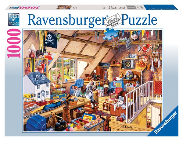 Ravensburger (19272) - "Grandma's Attic" - 1000 piezas