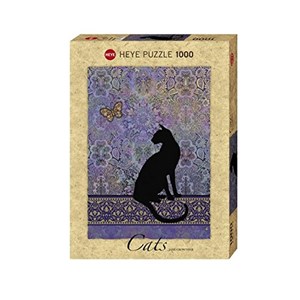Heye (29534) - Jane Crowther: "Cats Silhouette" - 1000 piezas