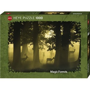 Heye (29497) - "Deer, Magic Forests" - 1000 piezas