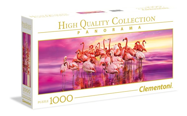 Clementoni (39427) - "Flamingo Dance" - 1000 piezas