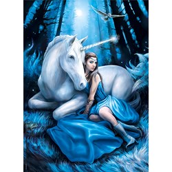 Clementoni (39462) - Anne Stokes: "Blue Moon" - 1000 piezas