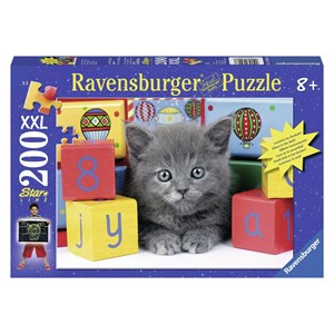 Ravensburger (13908) - "Grey Kitten" - 200 piezas