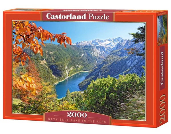 Castorland (C-200399) - "Navy Blue Lake in The Alps" - 2000 piezas