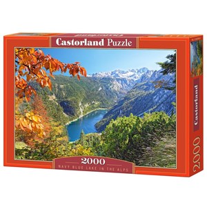 Castorland (C-200399) - "Navy Blue Lake in The Alps" - 2000 piezas