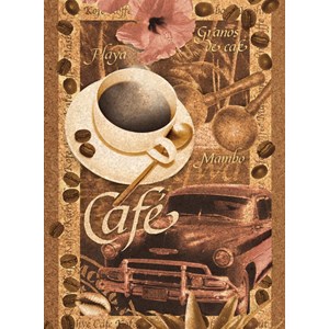Clementoni (30203) - "Cafe. Cork Puzzle" - 500 piezas