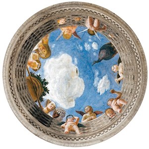 Clementoni (30321) - Andrea Mantegna: "Affreschi Palazzo Ducale Mantova" - 500 piezas