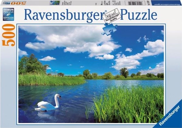 Ravensburger (14230) - "Swan Idyll" - 500 piezas