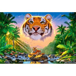 Step Puzzle (85501) - "The Magestic Tiger" - 6000 piezas