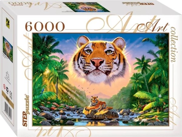 Step Puzzle (85501) - "The Magestic Tiger" - 6000 piezas