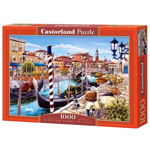 Castorland (C-103058) - "Venetian Canal in Italy" - 1000 piezas