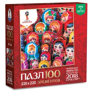 Origami (03803) - "Colorful Matryoshka Dolls" - 100 piezas