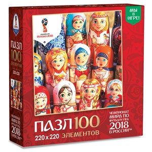 Origami (03805) - "Matryoshka painted dolls" - 100 piezas