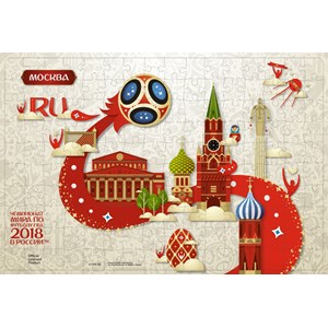 Origami (03808) - "Moscow, Host city, FIFA World Cup 2018" - 360 piezas