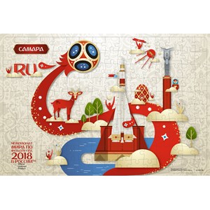 Origami (03809) - "Samara, Host city, FIFA World Cup 2018" - 160 piezas