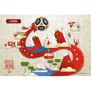 Origami (03812) - "Sochi, Host city, FIFA World Cup 2018" - 160 piezas