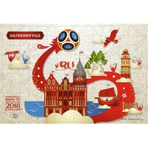 Origami (03813) - "Kaliningrad, Host city, FIFA World Cup 2018" - 160 piezas