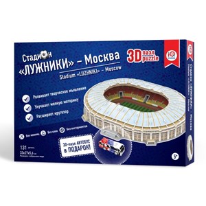 IQ 3D Puzzle (16546) - "Stadium Luzhniki, Moscow" - 131 piezas