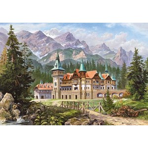 Castorland (C-300099) - "Castle at The Foot of The Mountains" - 3000 piezas