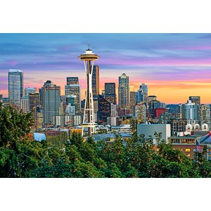 Trefl (26135) - "Space Needle, Seattle, USA" - 1500 piezas