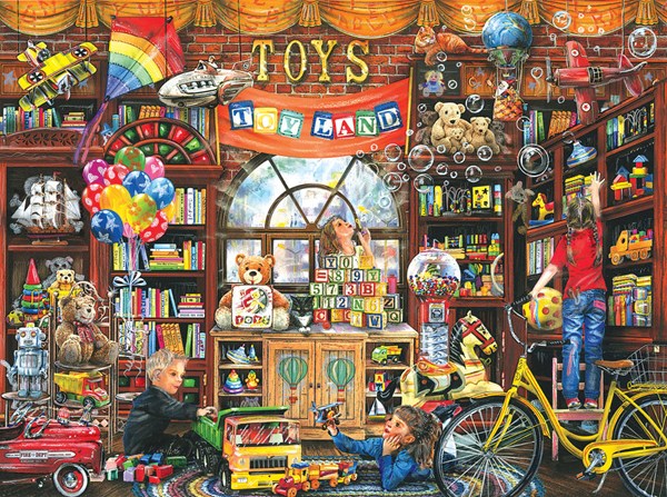 SunsOut (28792) - Tom Wood: "Toyland" - 1000 piezas