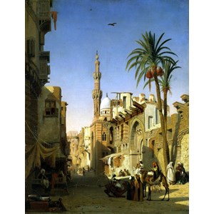 Step Puzzle (83207) - Prosper Marilhat: "Place de l’Esbekieh au Caire" - 1500 piezas