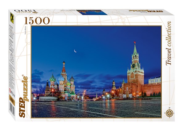 Step Puzzle (83051) - "Red Square, Moscow" - 1500 piezas