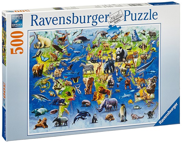Ravensburger (14264) - "Endangered Animals" - 500 piezas