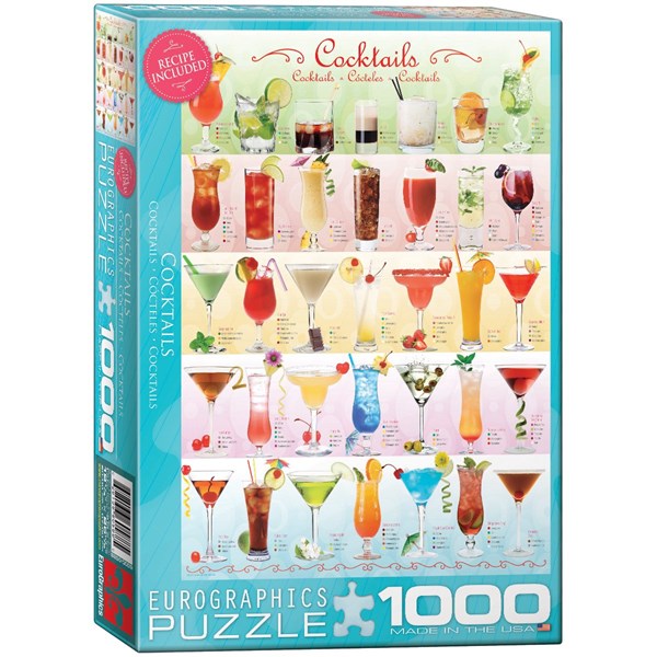 Eurographics (6000-0588) - "Cocktails" - 1000 piezas