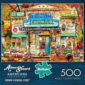 Buffalo Games (3718) - Aimee Stewart: "Brown's General Store" - 500 piezas