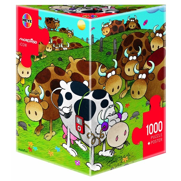 Heye (29410) - Guillermo Mordillo: "iCow" - 1000 piezas