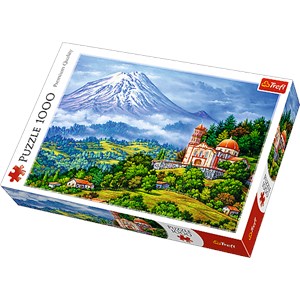 Trefl (10431) - "Landscape with The Volcano" - 1000 piezas