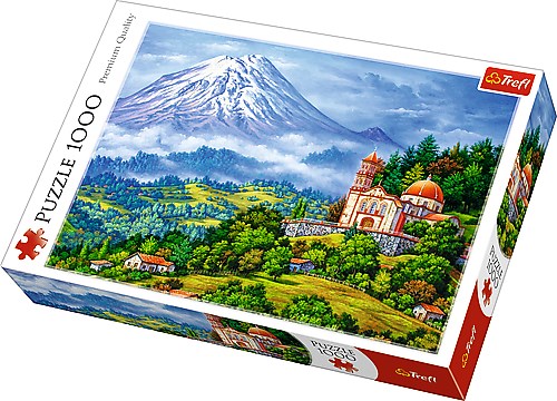 Trefl (10431) - "Landscape with The Volcano" - 1000 piezas