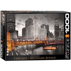 Eurographics (6000-0658) - "Chicago, Michigan Avenue" - 1000 piezas