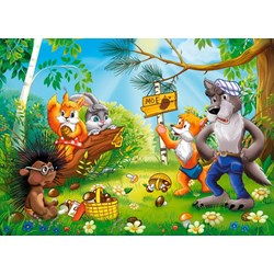 Castorland (B-26336) - "Who owns сonifer cones in the forest?" - 260 piezas