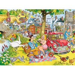 Jumbo (19155) - "Wasgij Destiny Retro 2, The Proposal" - 1000 piezas