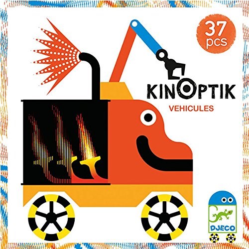 Djeco (05601) - "Kinoptik Vehicles" - 37 piezas
