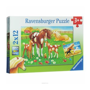 Ravensburger (07561) - "Horses" - 12 piezas