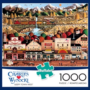 Buffalo Games (11436) - Charles Wysocki: "Sleepy Town West" - 1000 piezas